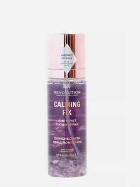 Revolution Calming Fix Amethyst Crystals Fixing Spray Hyaluronic Acid 2.87 fl oz